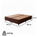 Ver imagem 7 de Conjunto Box Casal Ecoflex King Size 68x193x203cm
