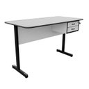 Ver imagem 1 de Mesa Escrivaninha para Escritório Economica com 2 Gavetas 1,50 X 0,60