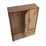 Guarda Roupas para Bonecas em Mdf Abre Portas e Gavetas - 1