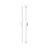 Arandela Led Linear 3000k 15w 100cm Alumínio Branco Ar2107 - 5