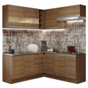 Ver imagem 3 de Armário de Cozinha Completa de Canto 349cm Rustic Glamy Madesa 01