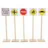 Kit Placas De Trânsito Educação Infantil Semáforo Brinquedo - 4