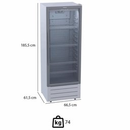 Expositora de Bebidas Venax Vv 400l Cor Branca 220v 33313 - 3