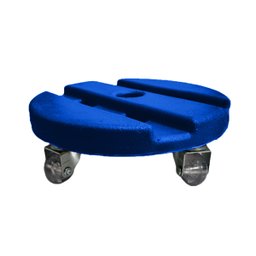 Prato Suporte com Rodizios Redondo para Vasos e Utensílios 23 cm BGPLASTICOS V2423 AZUL ARARA 009 - 1
