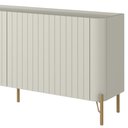 Ver imagem 6 de Rack para Sala de Estar Tv 85 Pol 4 Portas Brise Pés Industrial Dourado Alef I03 Luna - Lyam Decor