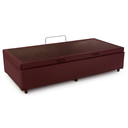 Ver imagem 3 de Cama Box Solteiro Baú Suede Marrom – 88x188x35