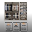 Ver imagem 7 de Guarda Roupa Casal Modulado Versa em MDF 6 Portas com 8 Prateleiras e 4 Cabideiros