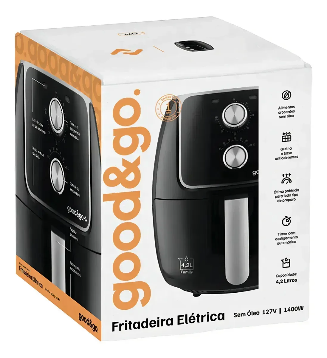Fritadeira Elétrica Airfryer 4,2 L - 7