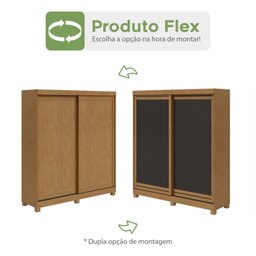 Guarda Roupa Flex 2 Portas de Correr 2 Gavetas 215x179,6cm Lani Móveis Lopas - 10 Guarda Roupa Flex 2 Portas de Correr 2 Gavetas 215x179,6cm Lani Móveis Lopas - 10