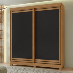 Guarda Roupa Flex 2 Portas de Correr 2 Gavetas 215x179,6cm Lani Móveis Lopas - 1 Guarda Roupa Flex 2 Portas de Correr 2 Gavetas 215x179,6cm Lani Móveis Lopas - 1