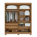 Ver mais imagens de Guarda Roupa Flex 2 Portas de Correr 2 Gavetas 215x179,6cm Lani Móveis Lopas