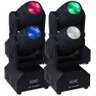 Mini Moving Beam 12w 1 Led Rgbw 3w Iluminação Profissional Dmx Balada Festa Dj Display Bivolt - 1