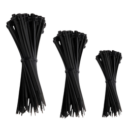 Abraçadeiras Nylon Kit 300 Unidades de 3,6 x 10, 15 e  20cm Enforca Gato Presilha Fita  Reforçadas - 1