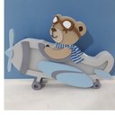 Ver imagem 6 de Luminária de Mesa Ursinho Aviador - LML-74 - Bateria 9V