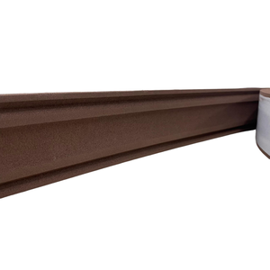 Moldura Rodameio Eva Autocolante Flexível Terra 5cmx8mm 10 Metros - Marrom
