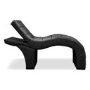 Ver imagem 3 de Maca Luxo Reclinável para Estética Facial Extensão Cílios Courino Preto Bz Home Decor