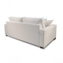 Ver imagem 5 de Sofá Helô 3 Lugares Fixo 200cm Off White Linho Almofada Solta Helô