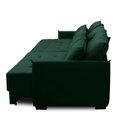 Ver imagem 4 de Sofá Retrátil e Reclinável 2,30m Mariah Veludo Verde Madelina Decor