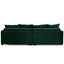 Ver imagem 7 de Sofá Retrátil e Reclinável 2,30m Mariah Veludo Verde Madelina Decor