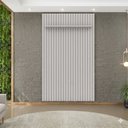 Ver imagem 5 de Painel Ripado para TV até 60 Polegadas com LED MDF 143cmx240cm Trento Cinza Bali