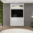 Ver imagem 2 de Painel para Tv até 60 Polegadas 240cmx143cm Ripado com LED Trento