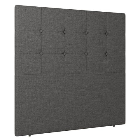 Cabeceira Cama Box Casal Queen Size Luana 160cm Linho Cinza