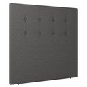 Ver imagem 1 de Cabeceira Cama Box Casal Queen Size Luana 160cm Linho Cinza