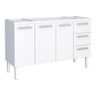 Armário Gabinete Cozinha Aço Vênus 150 Cozimax Branco - 150 - 1