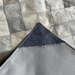 Tapete de couro cinza griss 0,60x1,20 sem borda - 3
