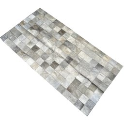 Tapete de couro cinza griss 0,60x1,20 sem borda - 2