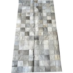 Tapete de couro cinza griss 0,60x1,20 sem borda - 1