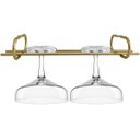 Ver imagem 1 de Suporte Porta Taças Reto 25cm Organizador De Taças Suspenso Dourado