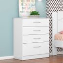 Ver imagem 5 de Cômoda para Quarto 4 Gavetas Estrela Branco