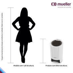 Centrífuga de Roupas Mueller Fit 12,6kg Branca 220v - 8