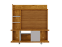 Ver imagem 4 de Home Theater Taurus Ripado Naturalle/off White – Bechara Móveis