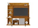 Ver imagem 2 de Home Theater Taurus Ripado Naturalle/off White – Bechara Móveis