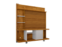 Ver imagem 5 de Home Theater Taurus Ripado Naturalle/off White – Bechara Móveis
