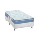 Ver imagem 1 de Cama Box Solteiro Colchão Espuma Castor D45 Sleep Max + Base CRC Courano White(88x188)