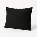 Ver imagem 4 de Kit 4 Almofadas Decorativas 42cm Suede Fofinha Lisa Sofá Cor:preto