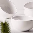 Ver imagem 2 de Kit 4 Bowl Melamina 150ml Branco Tigela Fruta Sobremesa Cereais Serenata Haus Concept