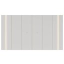 Ver imagem 1 de Painel Tv 75 Pol Suspenso 240cm com Led Gior Off White C05 - Mpozenato