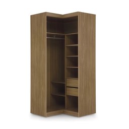 Guarda Roupa Modulado Canto 2 Portas 2 Gavetas Sauá YesCasa - 2