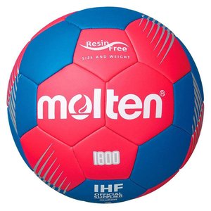 Bola Molten Handball Hf1800 Rb Ihf Approved sem Resina H2 Tamanho H1