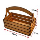 Ver imagem 4 de Porta Guardanapo e Sachê em MDF - Kit 5 Unidades