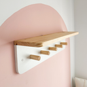 Ver imagem 3 de Cabideiro de Parede com Prateleira Auxiliar - Olivia