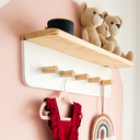 Ver imagem 4 de Cabideiro de Parede com Prateleira Auxiliar - Olivia