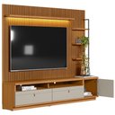 Ver imagem 7 de Rack para Sala com Painel Ripado para Tv 75 Pol 224cm Orizon L05 Nature Off White - Lyam Decor