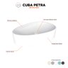 Cuba De Apoio Para Banheiro em Mármore Sintético Petra Branca - Cozimax - 3