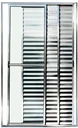 Ver imagem 1 de Porta de Aluminio Balcão 3 Folhas Móveis com Trinco Linha Leve:2,10 X 1,50/branco