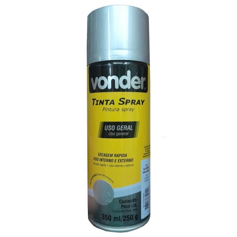 Tinta Spray Aluminio 350ml Vonder